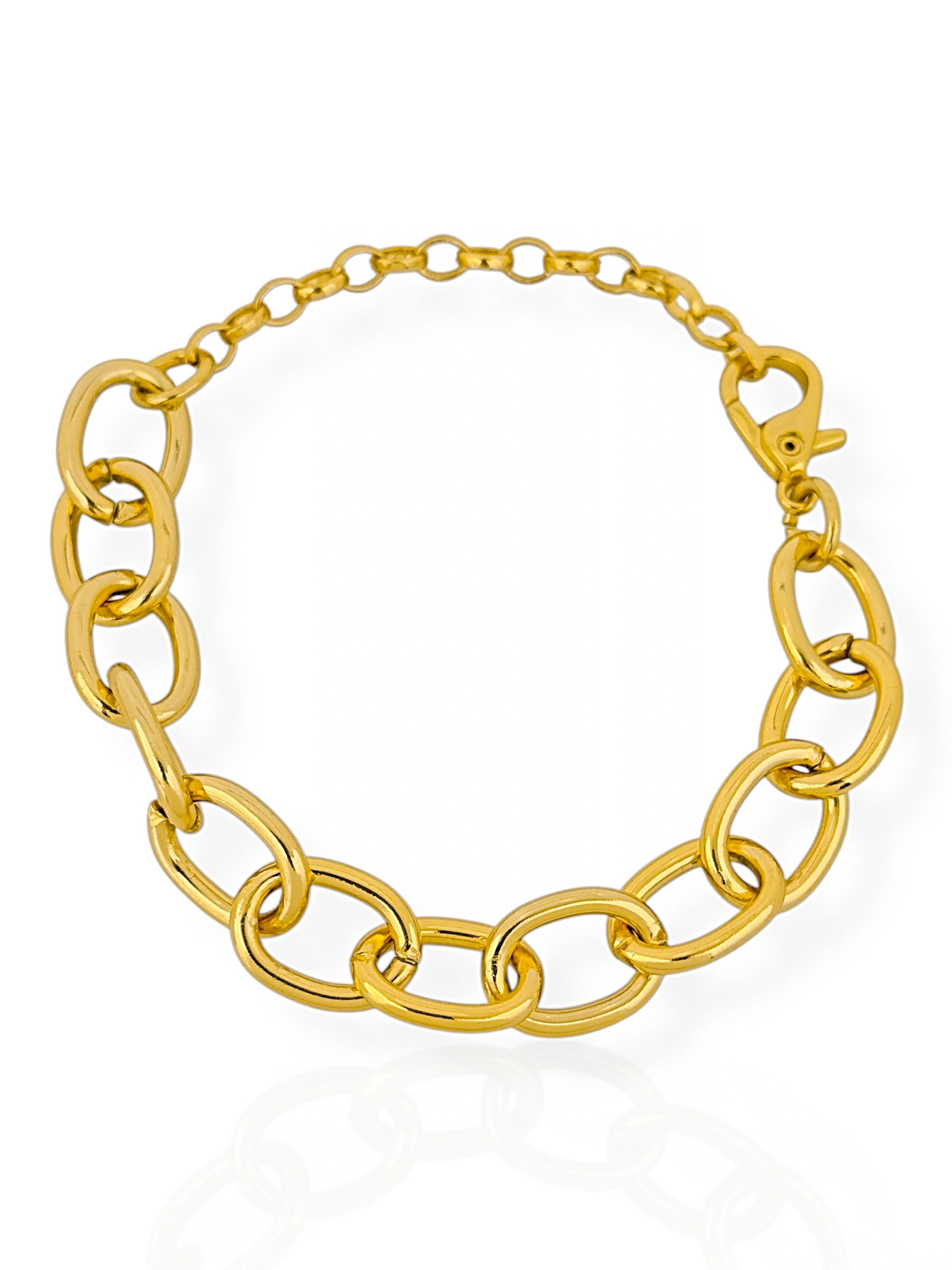 Pulseira Semi Joia Elo Oval