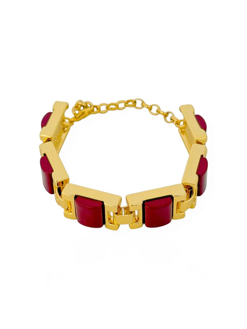 Pulseira Semi Joia Resinada Moderna