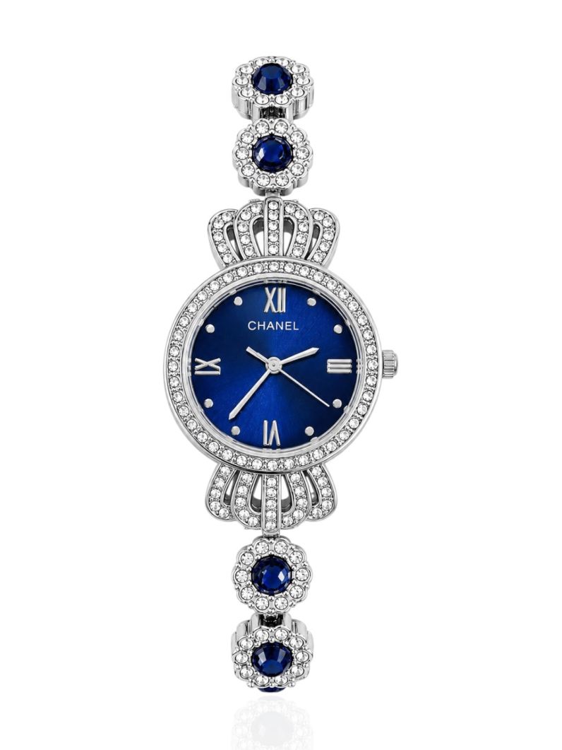 Relógio Lauren - Design Prata e Azul