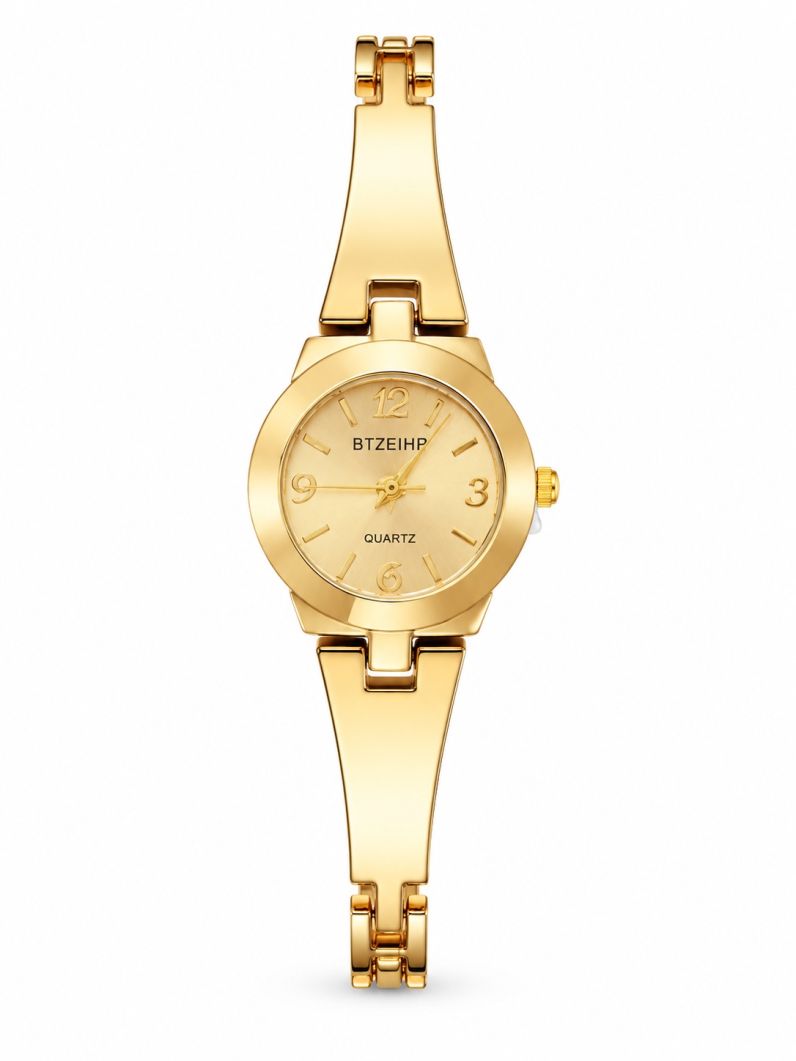 Relógio Salma - Design Dourado
