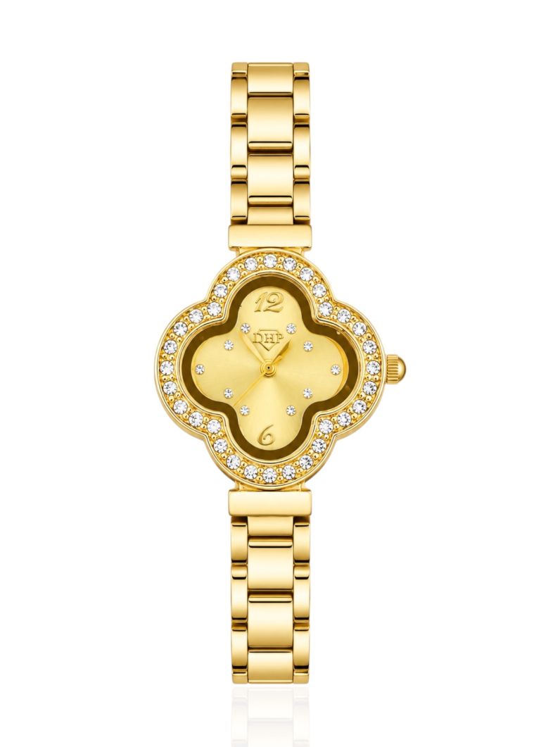 Relógio Virginia - Design Dourado
