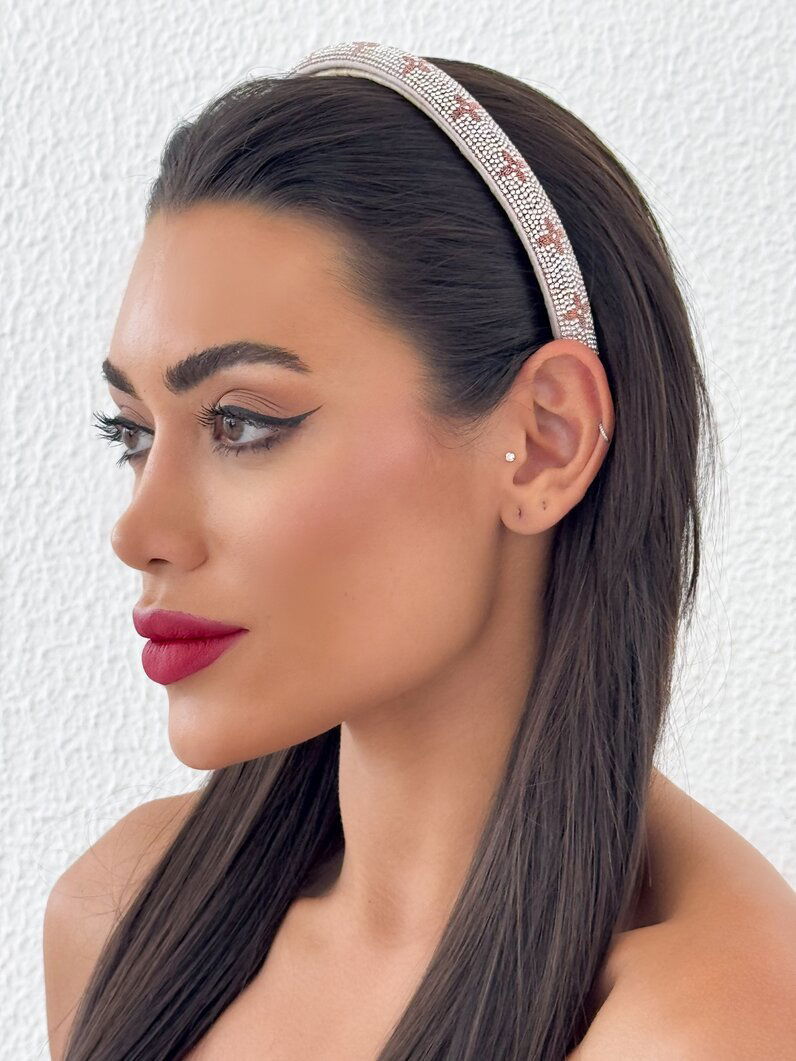 Tiara com Inspiração e Strass