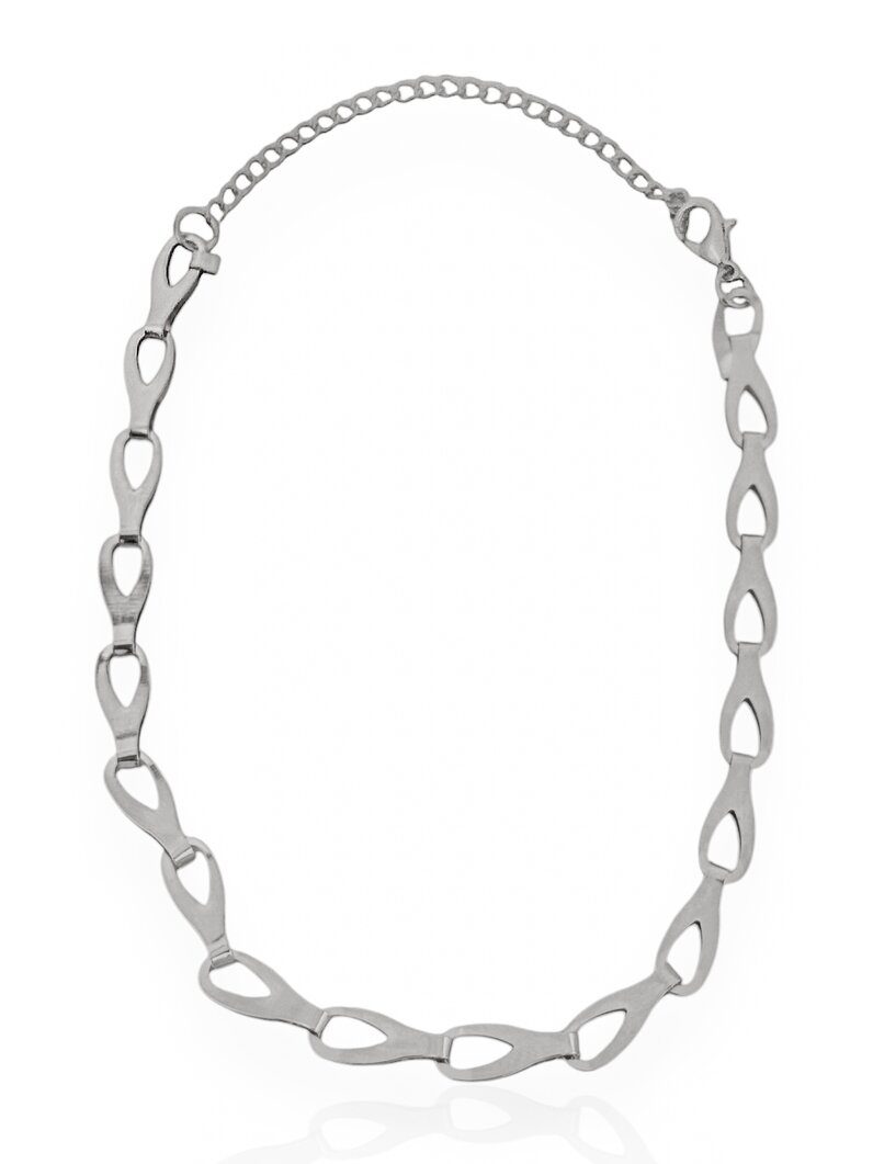 Tornozeleira folheada a ouro 18k e Prata 925 Corrente com Elos