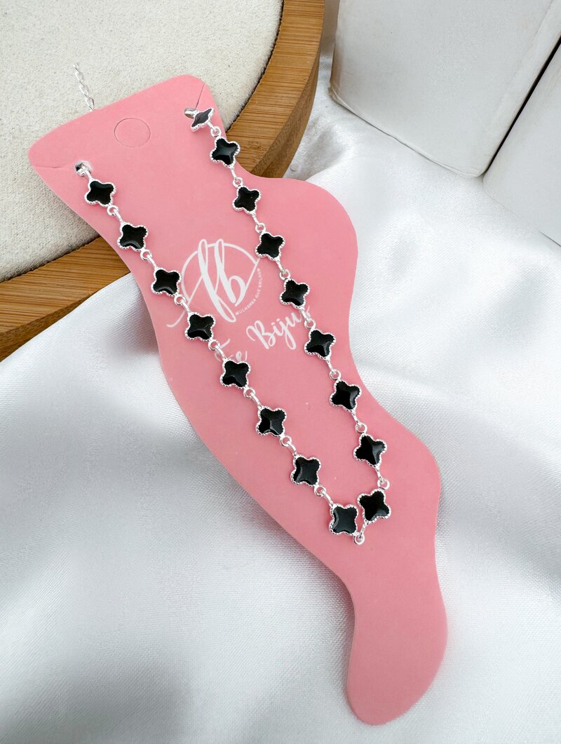 Tornozeleira Folheada a Ouro 18k e Prata Inspiração Joalheria (Virginia)